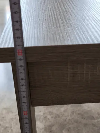 Mesa centro elevable madera y metal