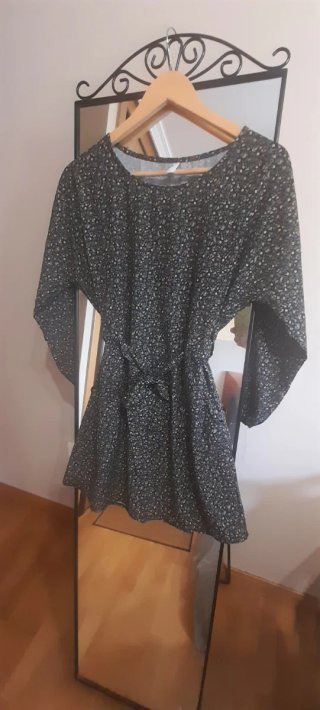 Vestido estampado flores
