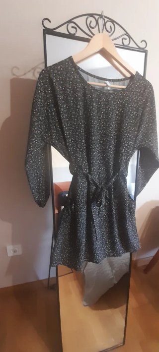 Vestido estampado flores