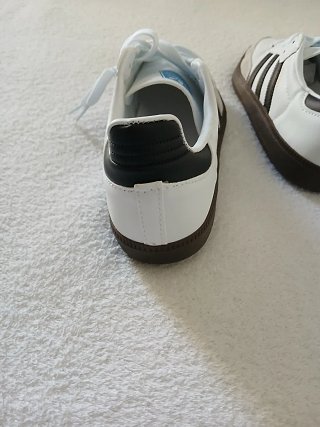 Adidas Samba OG White Black Gum Sneakers 39 EU New