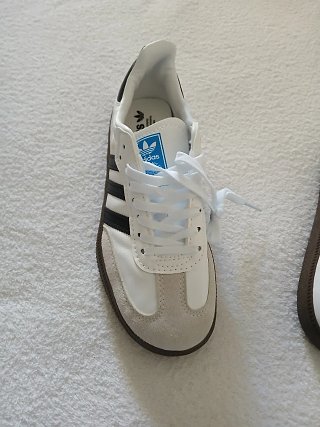 Adidas Samba OG White Black Gum Sneakers 39 EU New