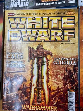 Lote revistas white dwarf