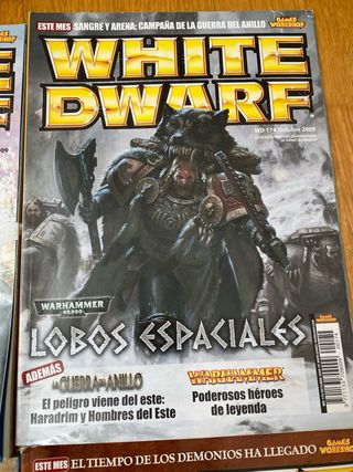 Lote revistas white dwarf