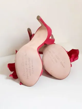 Sandalias Paco Herrero Flores Fucsia