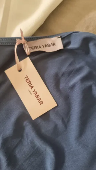 Vestido Tería Yabar Azul Talla L