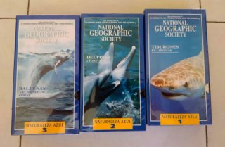 Lote VHS National Geographic + Pack Cine DVD