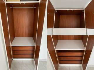 Armario blanco de madera
