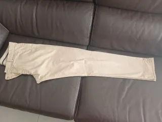 Pantalón Massimo Dutti Beige Caballero