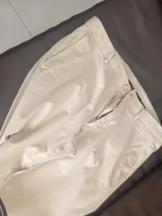 Pantalón Massimo Dutti Beige Caballero