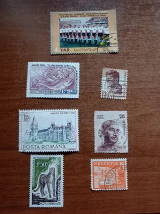 Lote Nm (2) Sellos Varios Países usados