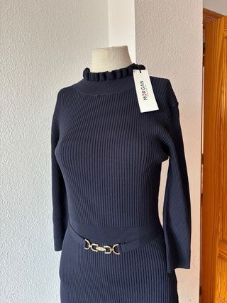 Vestido Morgan Talla 42 Negro