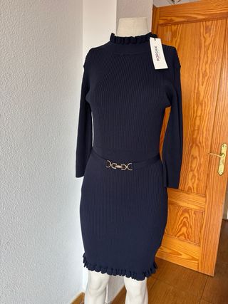 Vestido Morgan Talla 42 Negro