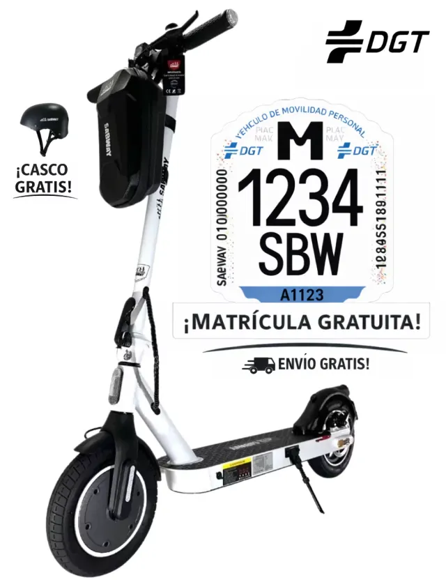 Patinete Eléctrico Mi Sabway Pro GT Homologado DGT