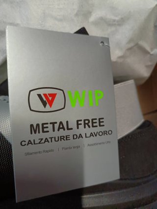 Scarpe da lavoro WIP Metal Free misura 44