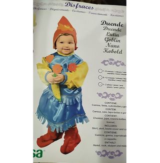 Disfraz Duende Niña 1-2 años