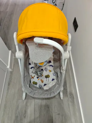 Hamaca minicuna mecedora  Kinderkraft  5en1NARANJA