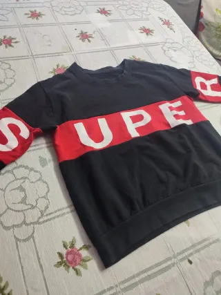 Sudadera Super Negra y Roja