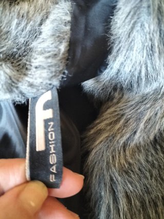 Gilet donna ecopelliccia grigio