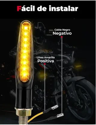 Intermitentes LED secuenciales Universales homolog