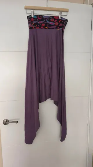 Pantalón ancho estampado