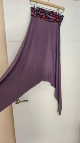 Pantalón ancho estampado