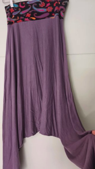 Pantalón ancho estampado