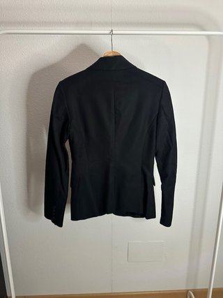 Blazer Negro Mango Talla S Mujer Vintage