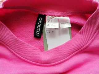 Vestido Sudadera Oversize Rosa Nirvana, H&M