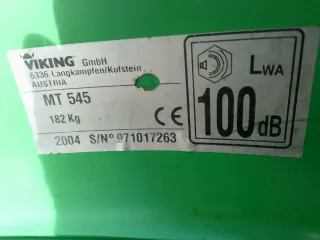 Tractor Cortacésped Viking Cyclon 2004 Verde averi