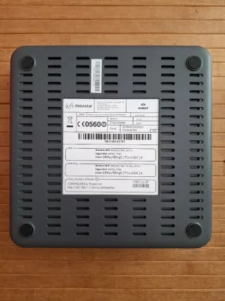ONT Movistar Fibra con Adaptador y Cable