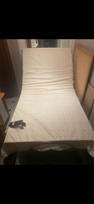 Cama articulada con somier y colchón