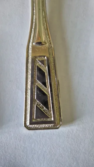 Tris posate vintage da dolce La S. Marco ARG 1000