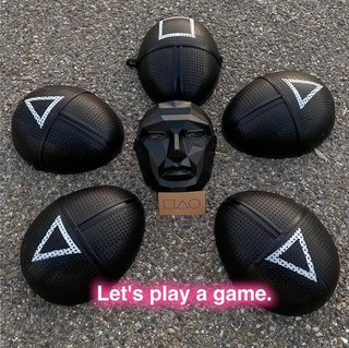 TK Gruppe máscara y carta juego carnaval