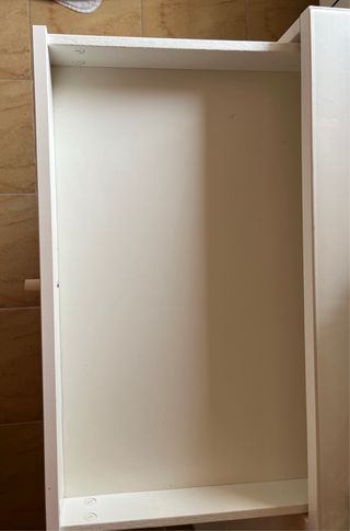 Escritorio/Tocador blanco con almacenaje
