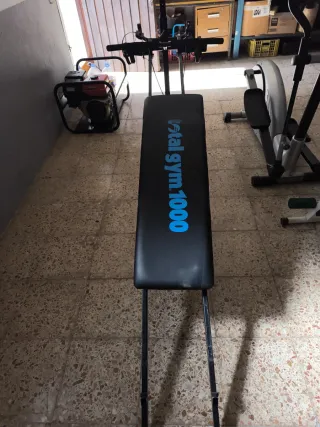 Lote 3 Máquinas Gimnasio Elíptica + Banco