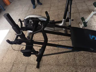 Lote 3 Máquinas Gimnasio Elíptica + Banco