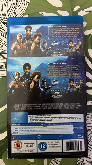 Blu-ray Black Panther Marvel Studios