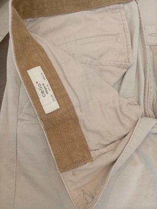 Pantalón Cellio Talla 44 Beige