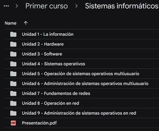 Temario de DAM/DAW 1o Curso Informática