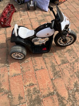 Moto Eléctrica Infantil Policía Trike