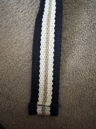 Cintura per bambini a righe blu e bianche