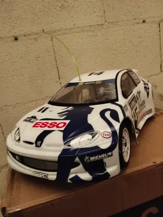 Coche RC 1/10 Peugeot 206 V-Rally