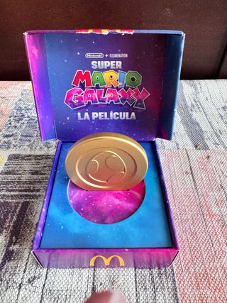 Moneda Super Mario Galaxy Película McDonald’s