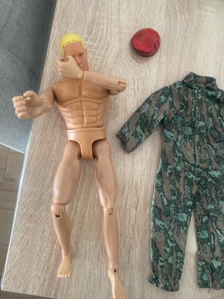Muñeco Geyperman antiguo con accesorios