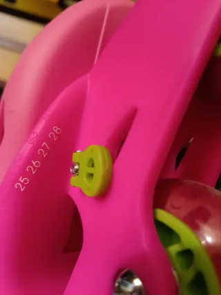 Patines en línea rosas para niña. P
