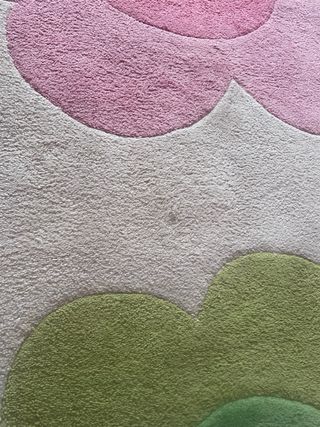 Alfombra grande flores colores