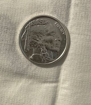 Onza Troy Búfalo Plata 999