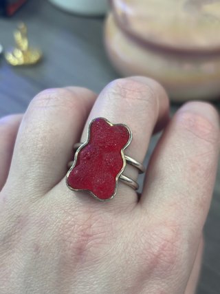 Anillo Gummy Bear Plata