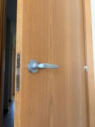 Puerta de madera interior