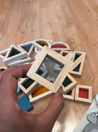 Set Juguetes Madera Bebé Bloques y Animales iman